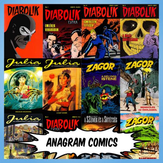 Anagram Comics kiadványok