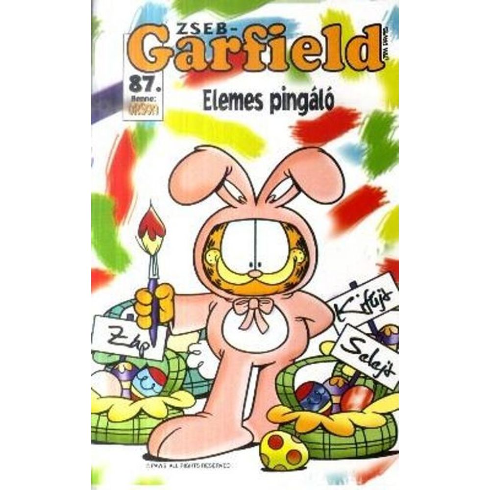 Zseb-Garfield 87. - Elemes pingáló (szépséghibás)