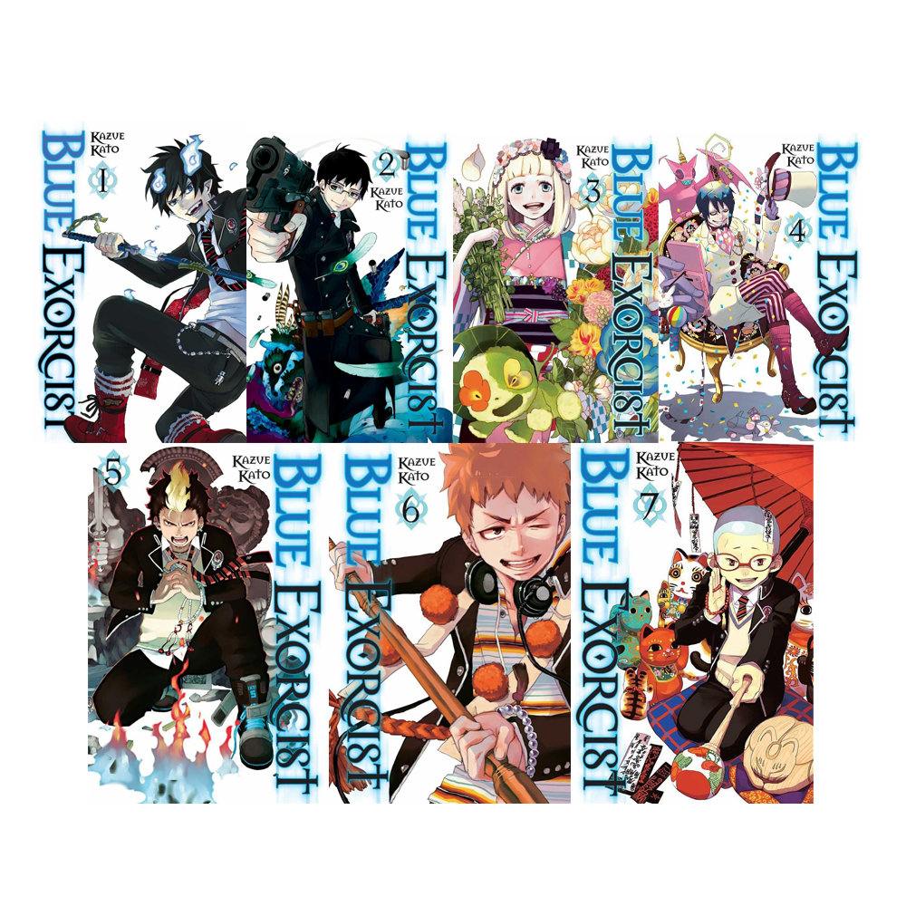 Blue Exorcist (Ao no Exorcist) 1-7 egyben (angol manga)