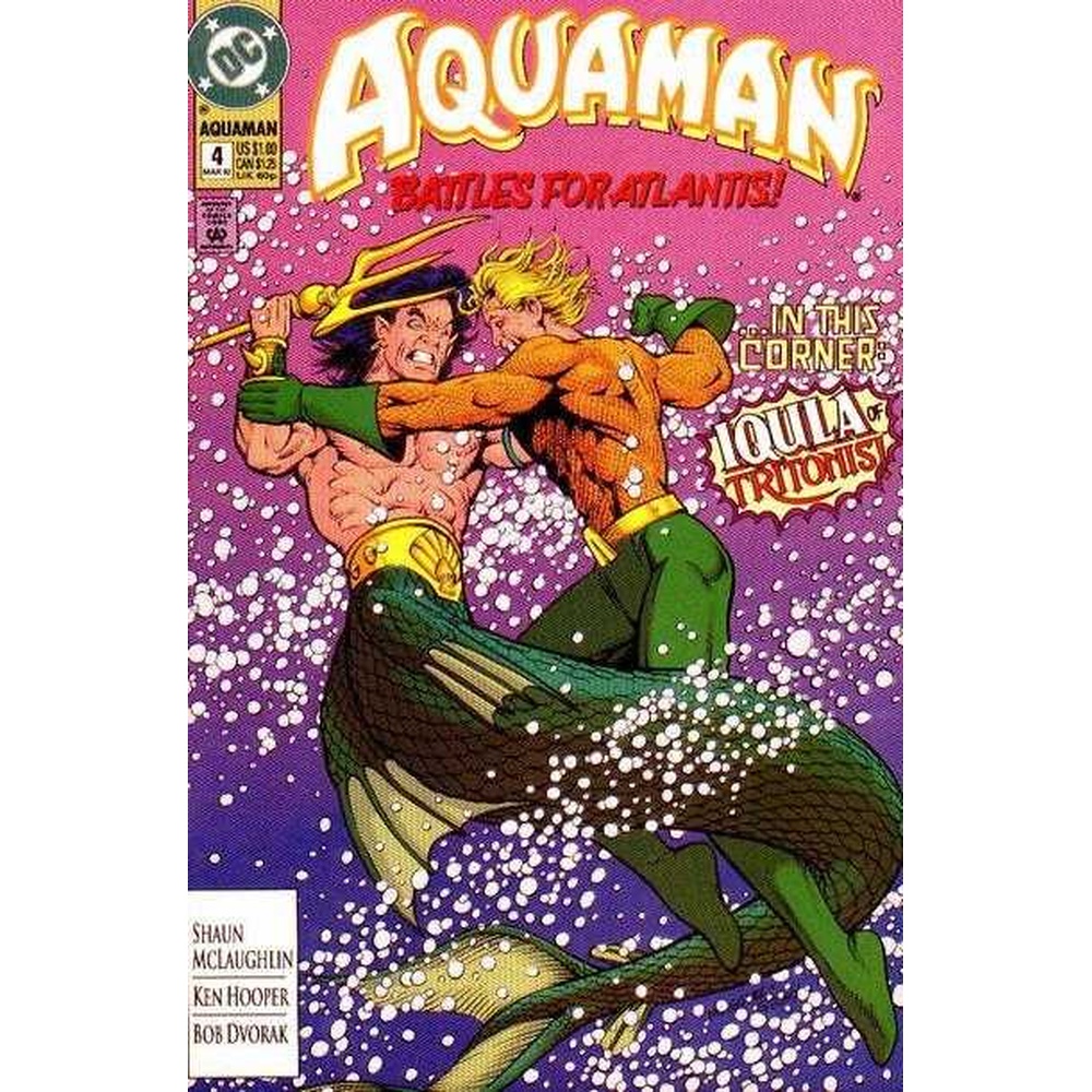 DC Comics - Aquaman 4. (1992) (cover defect)