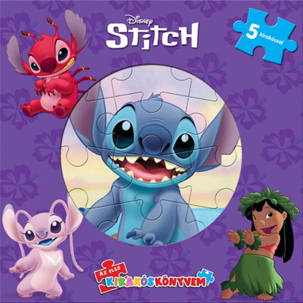 Első kirakóskönyvem - Stitch - ÚJ