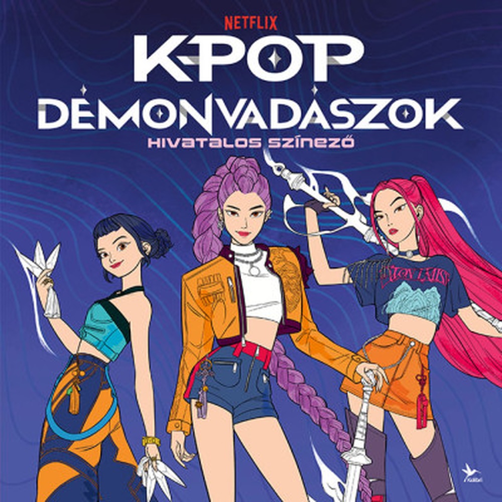 K-Pop démonvadászok - Hivatalos színező - ÚJ