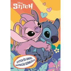 Disney - Stitch és Angel matricás szinezője - ÚJ