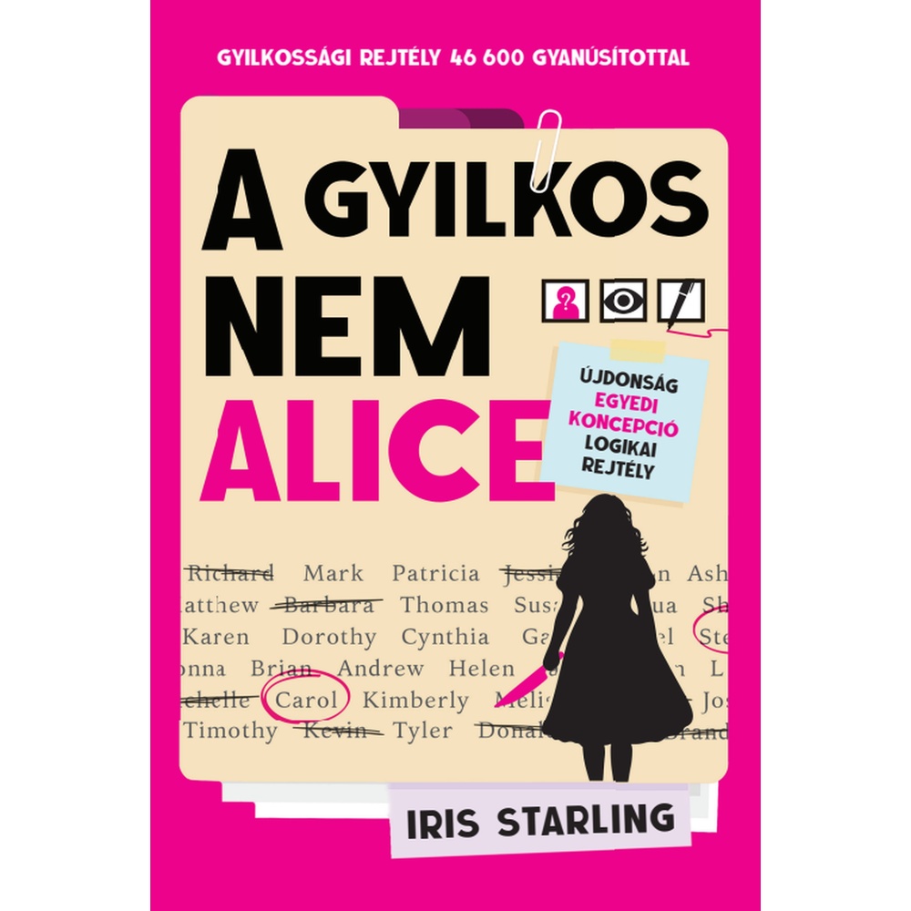 A gyilkos nem Alice – Gyilkossági rejtély 46 600 gyanúsítottal - ÚJ ELŐRENDELÉS